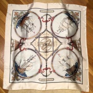 Yoshiko Tsubouchi  Nippon Maru nautical silk scarf